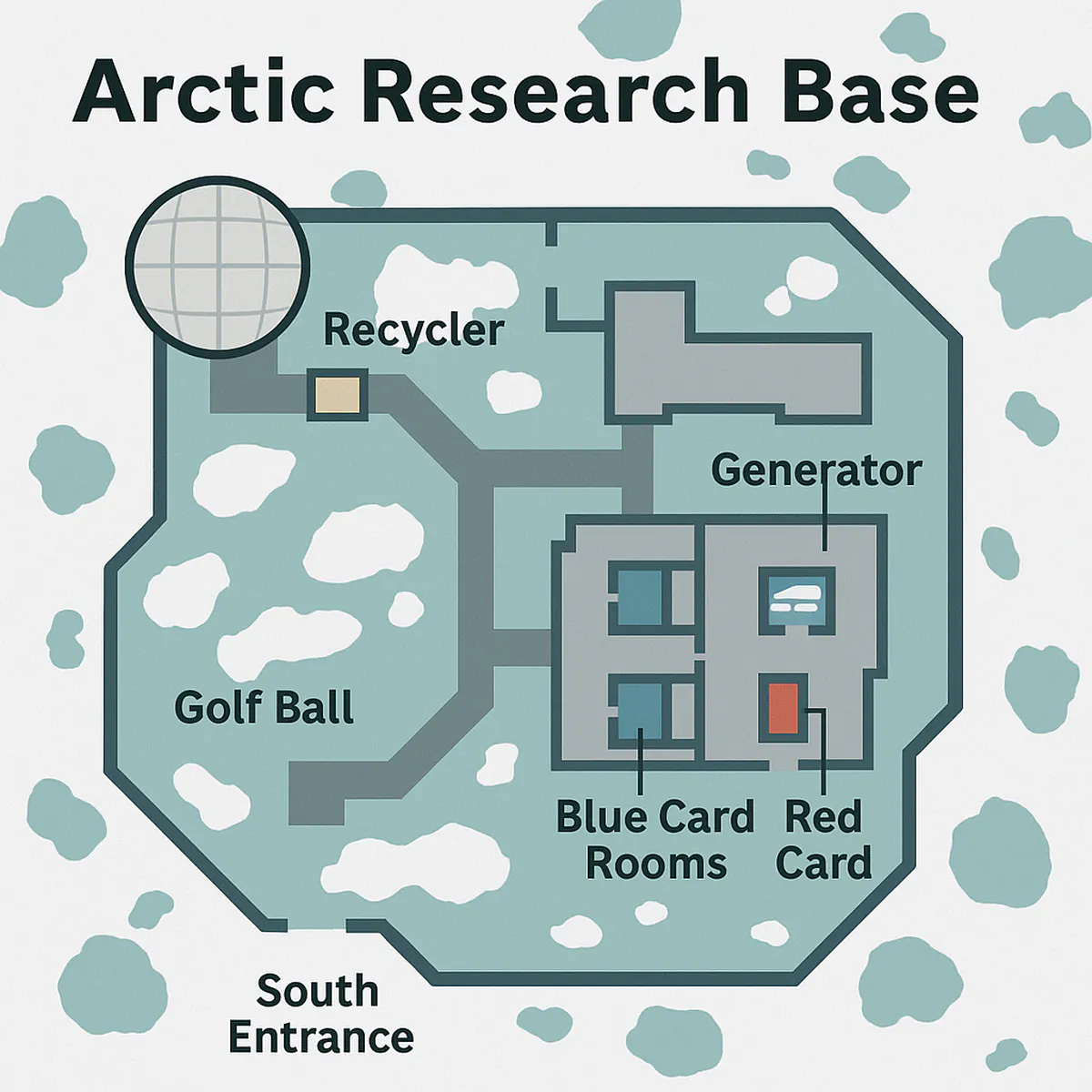 arctic research base map