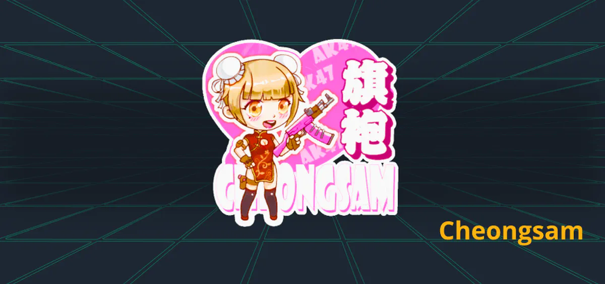 Cheongsam Stickers CSGO