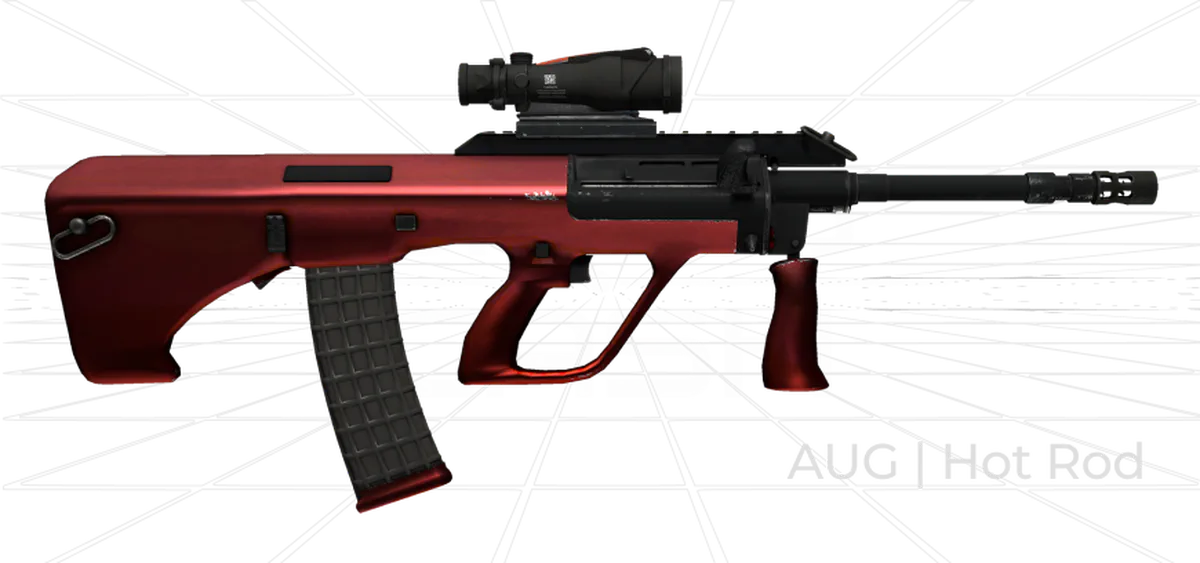 AUG Hot Rod skin