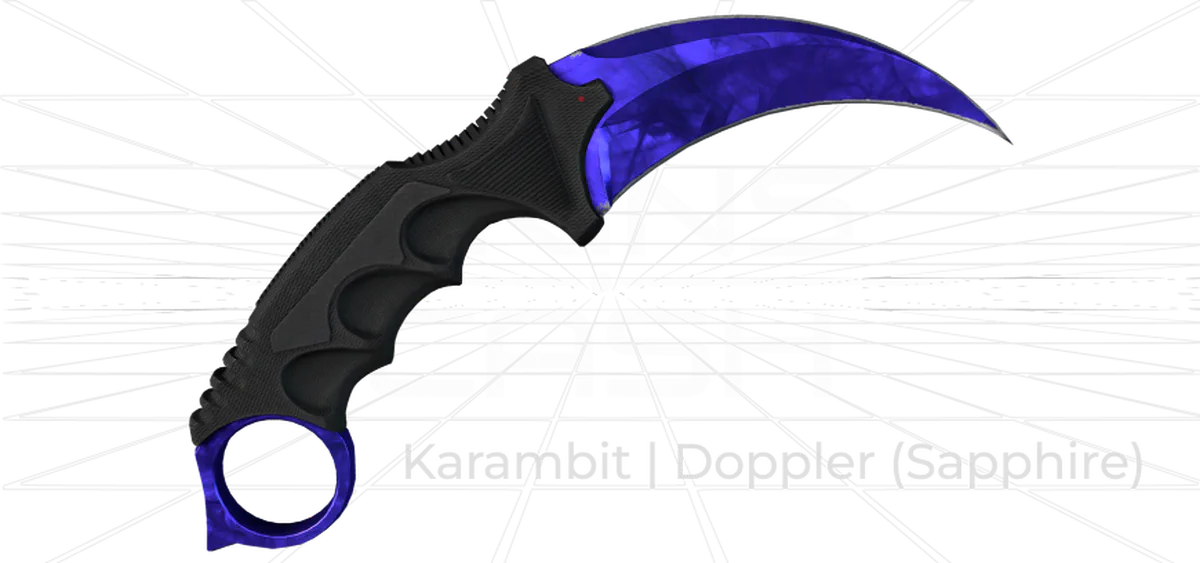 Karambit Doppler Sapphire