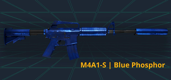 M4A1-S Blue Fosfor