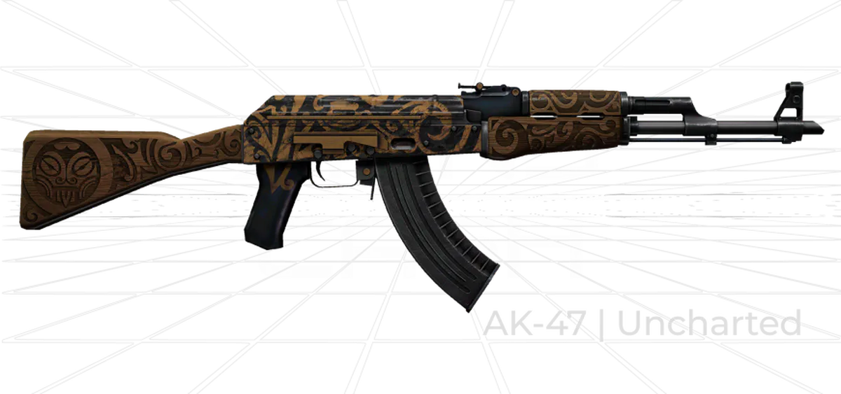 AK-47 Uncharted CS2 skin