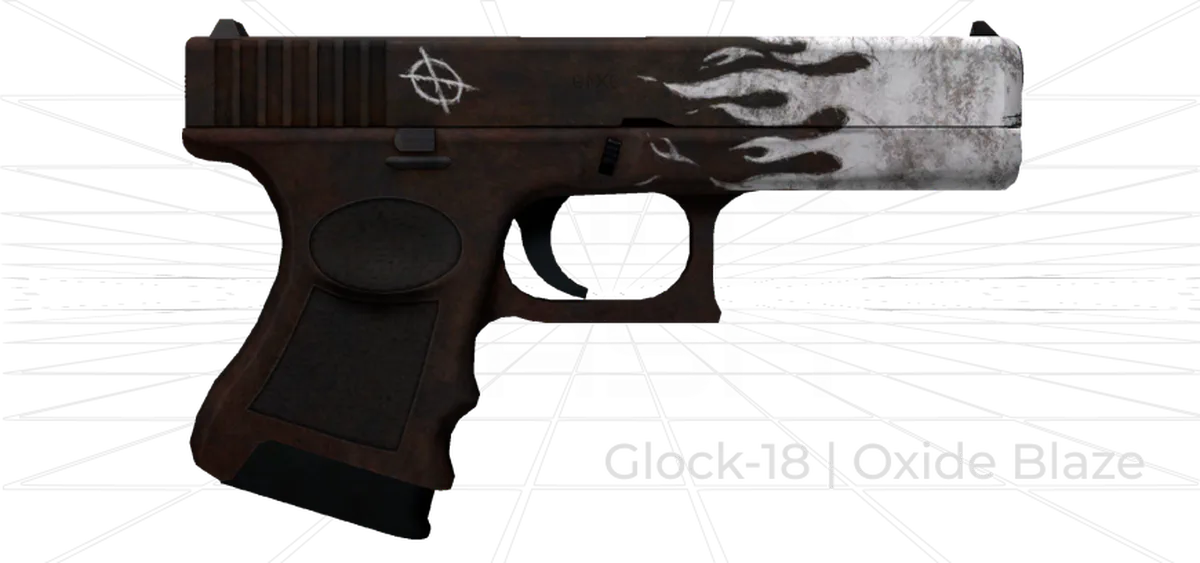 Glock-18 Oxide Blaze CS2 skin