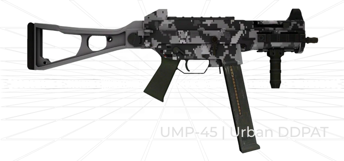 UMP-45 Urban DDPAT CS2 skin
