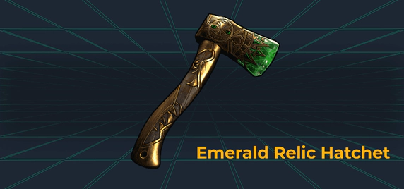 Emerald Relic Hatchet Rust Skin