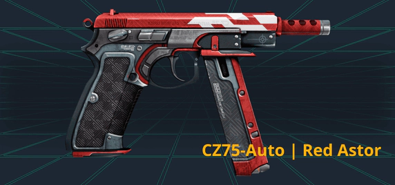 CZ75-Auto _ Red Astor