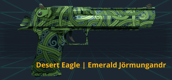 Desert Eagle Emerald Jörmungandr