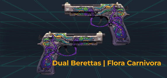 Dual Berettas Flora Carnivola