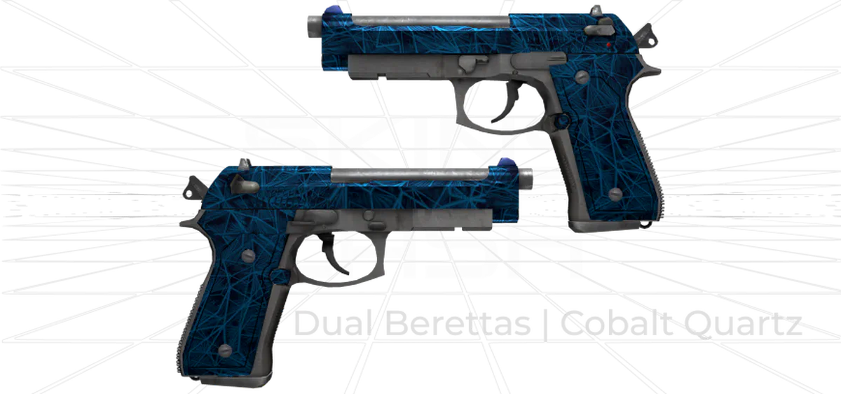Dual Berettas Cobalt Quartz Skin