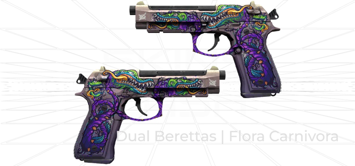 Dual Berettas Flora Carnivora Skin