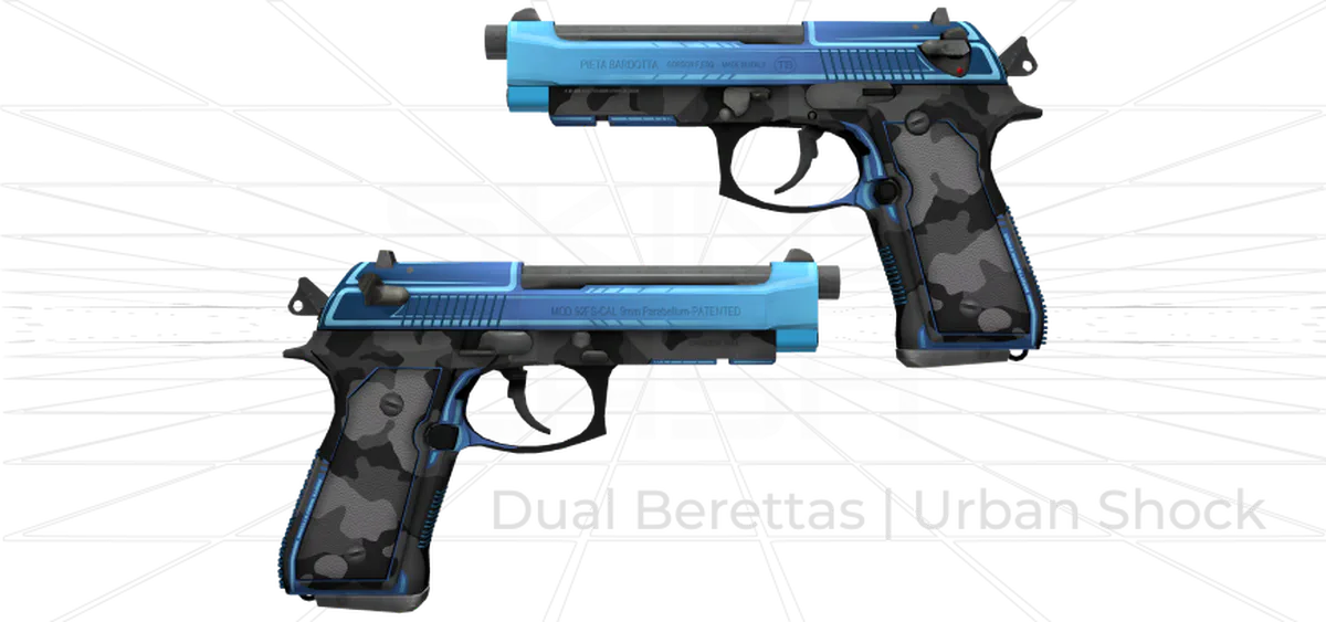 Dual Berettas Urban Shock Skin
