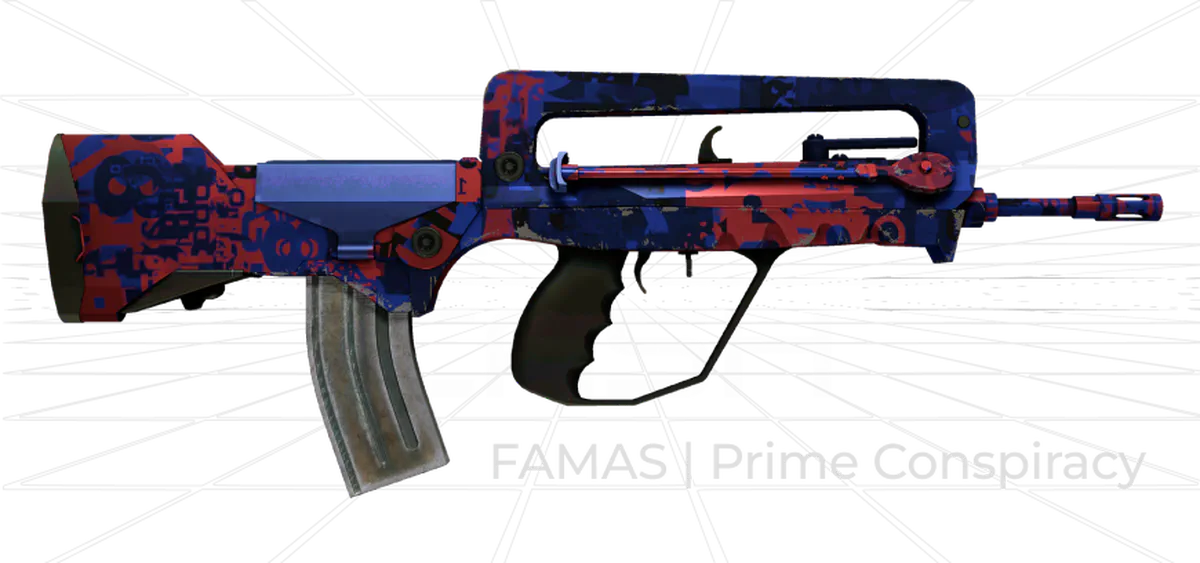 FAMAS Prime Conspiracy CS2 skin
