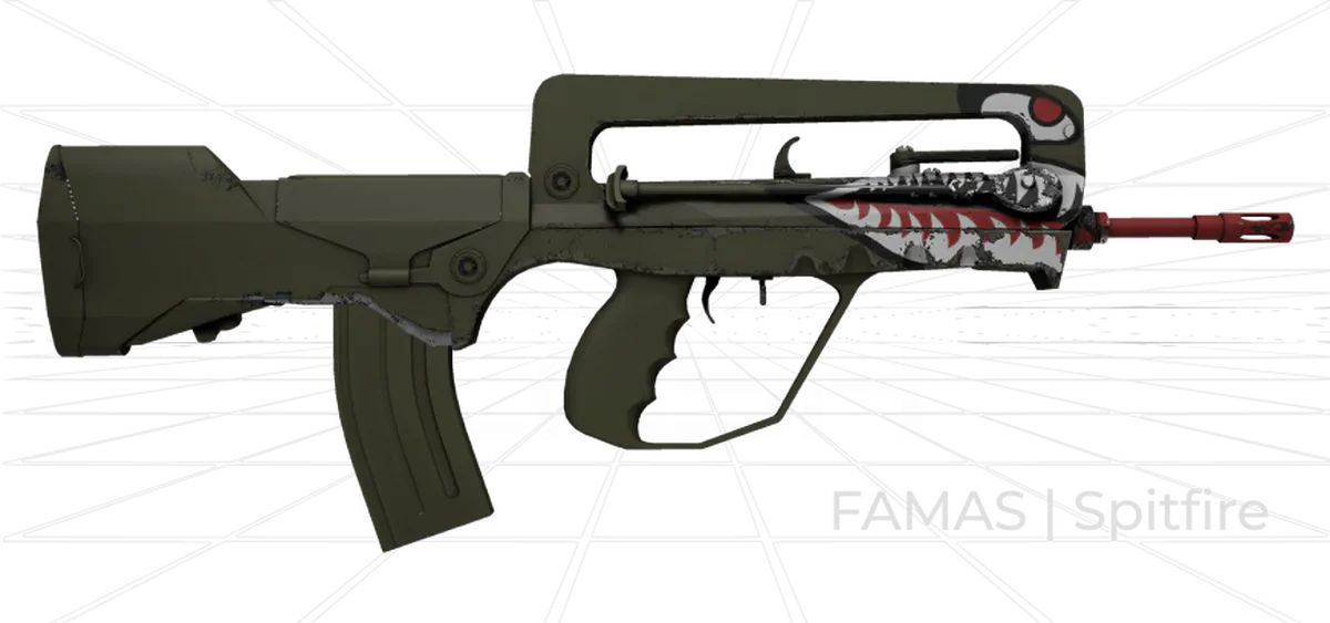 FAMAS Spitfire CS2 skin