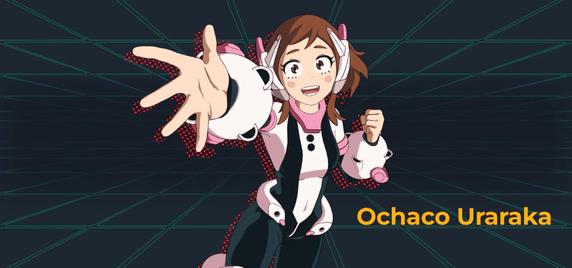 Ochaco Uraraka fortnite skin