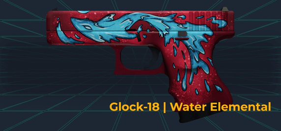 Glock-18 Water Elemental