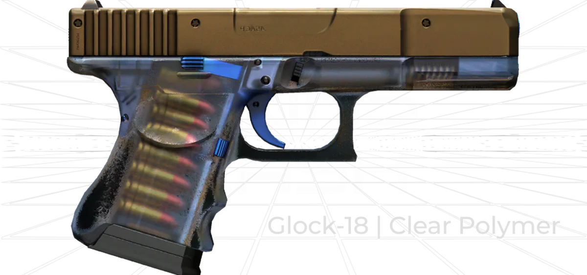 Glock-18 Clear Polymer CS2 skin