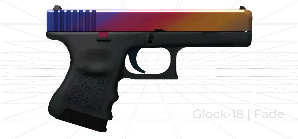 Glock-18 Fade CS2 skin