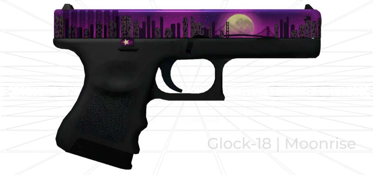 Glock-18 Moonrise CS2 skin