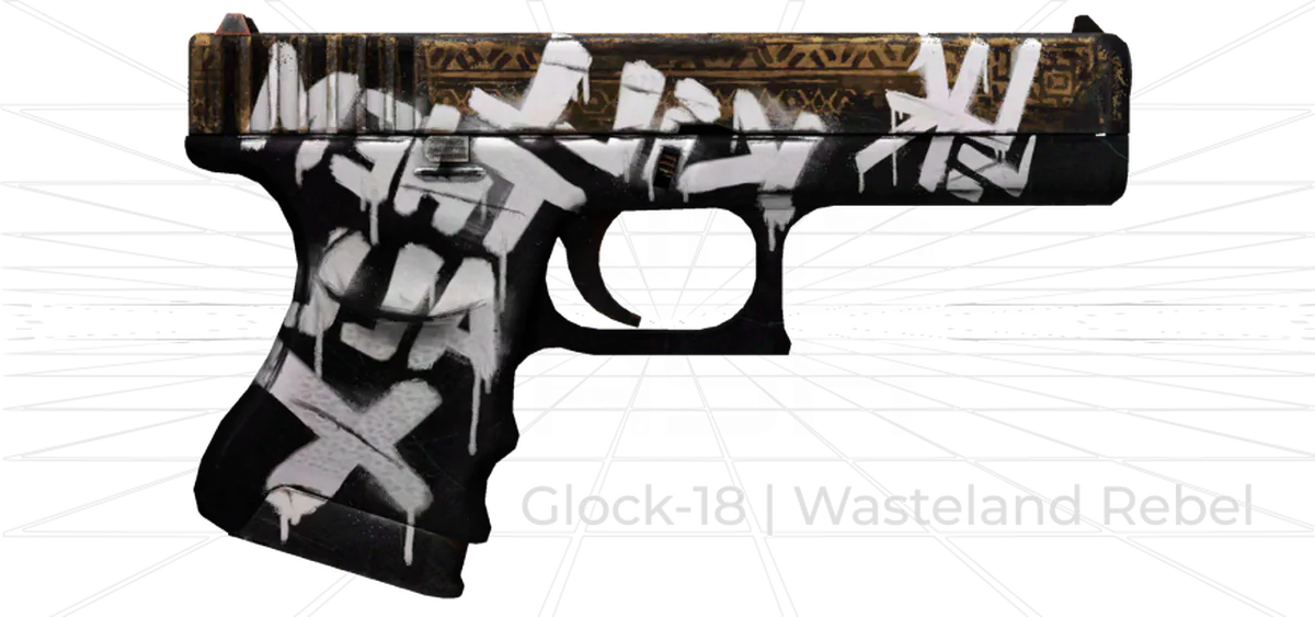 Glock-18 Wasteland Rebel CS2 skin