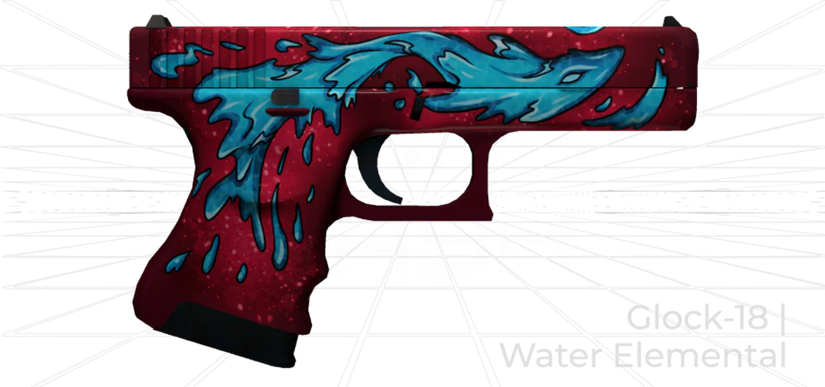 Glock-18 Water Elemental CS2 skin
