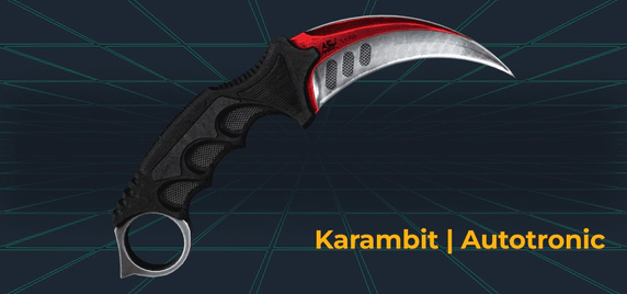 Karambit _ Autotronic csgo skin