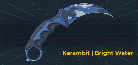 Karambit _ Bright Water csgo skin