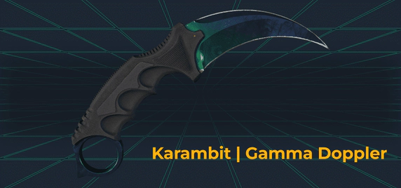 Karambit _ Gamma Doppler csgo skin