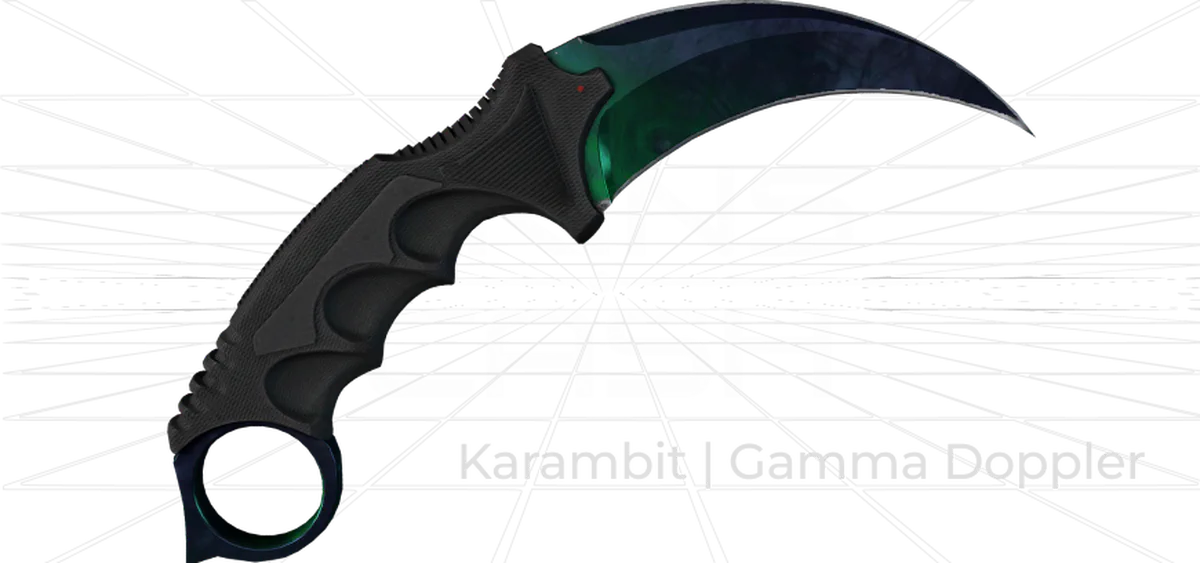 Karambit Gamma Doppler skin