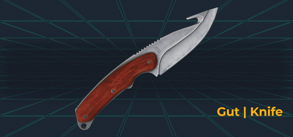 Gut knife skin