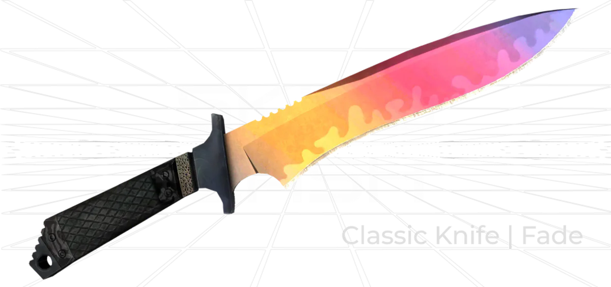 Classic Knife Fade CS2 skin
