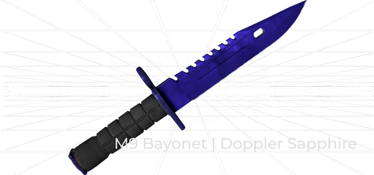M9 Bayonet Doppler Sapphire CS2 skin