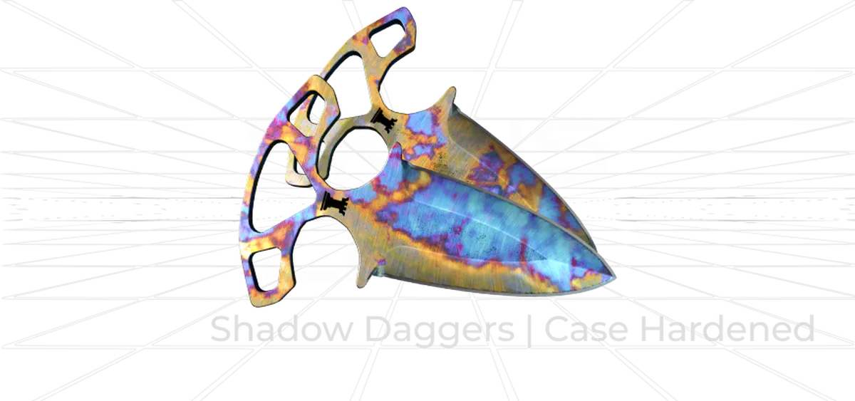 Shadow Daggers Case Hardened CS2 skin