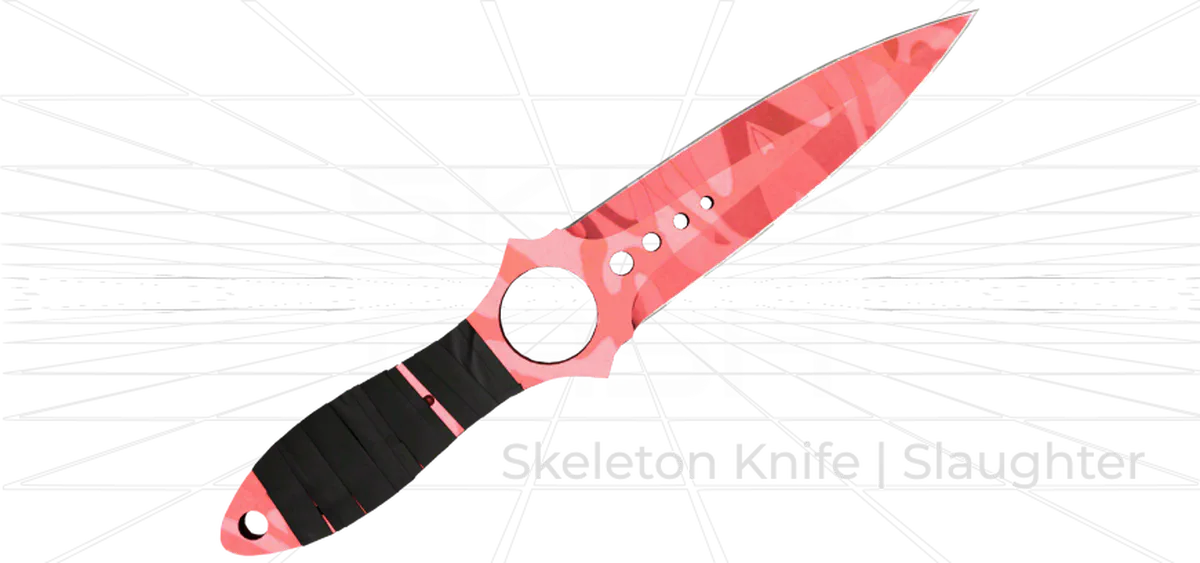 Skeleton Knife Slaughter CS2 skin
