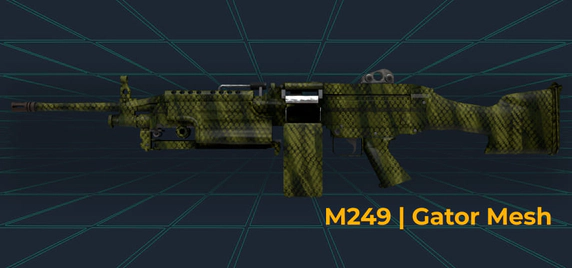 M249 _ Gator Mesh Skin