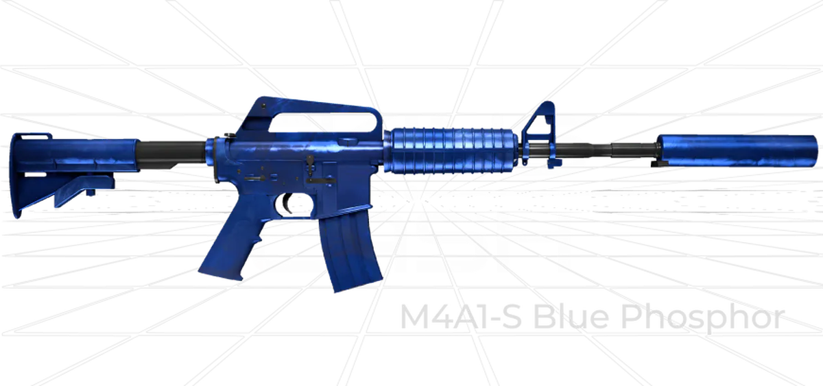 M4A1-S Blue Phosphor CS2 skin