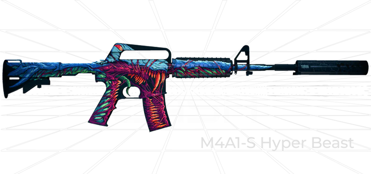 M4A1-S Hyper Beast CS2 skin