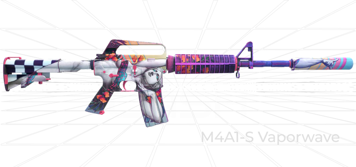 M4A1-S Vaporwave CS2 skin