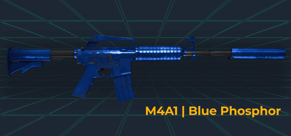 M4A1-S Blue Phosphor skin
