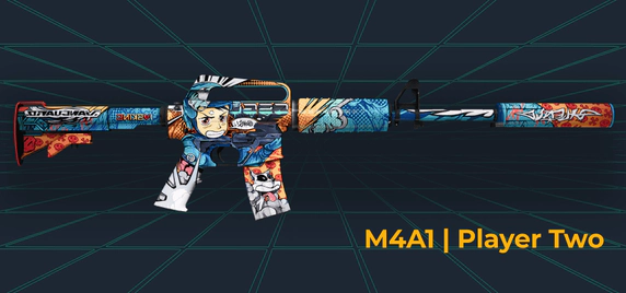 M4A1-s Player Two skin