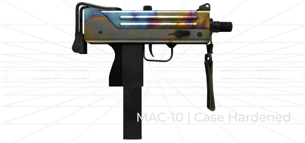 MAC-10 Case Hardened CS2 skin