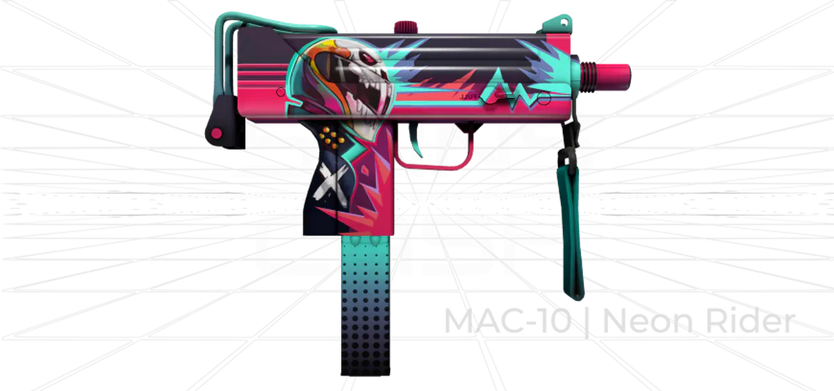 MAC-10 Neon Rider CS2 skin