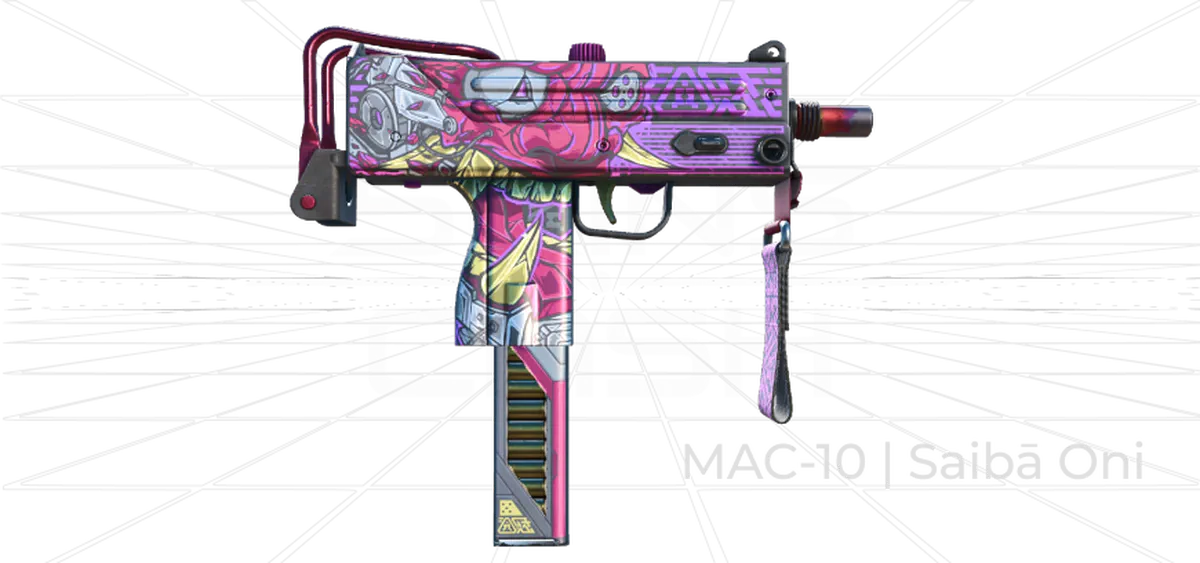 MAC-10 Saiba Oni CS2 skin