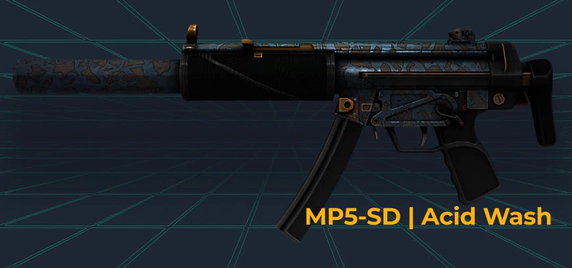 MP5-SD Acid Wash Skin