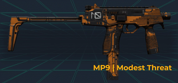 MP9 Modest Threat skin