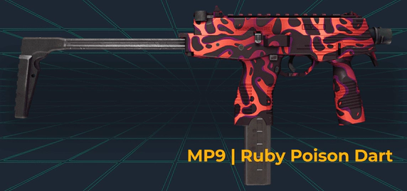 MP9 bRuby Poison Dart skin