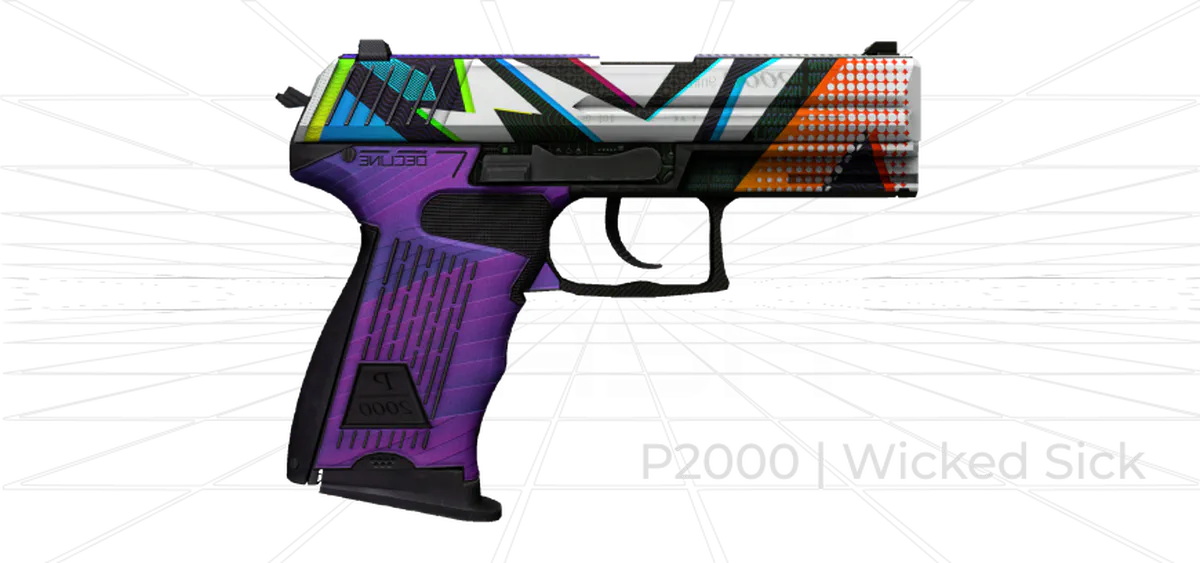 P2000 Wicked Sick CS2 skin