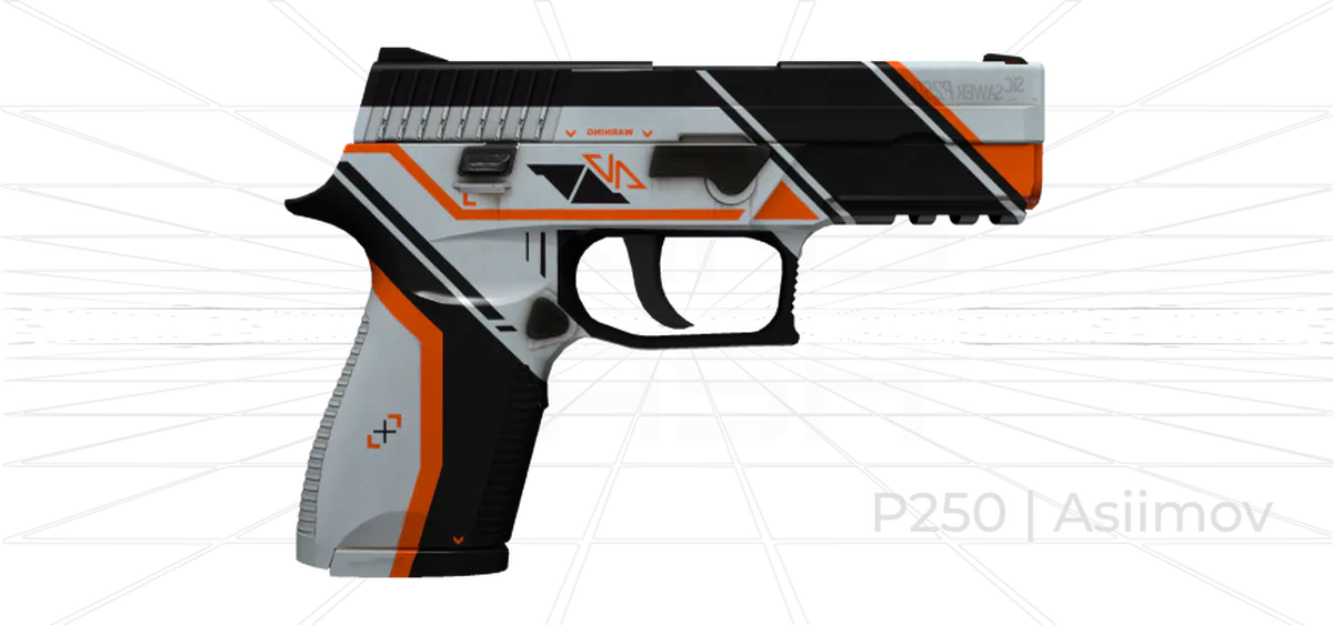 P250 Asiimov CS2 Skin