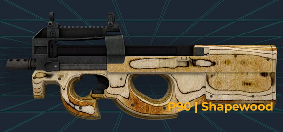 P90 Shapewood Skin