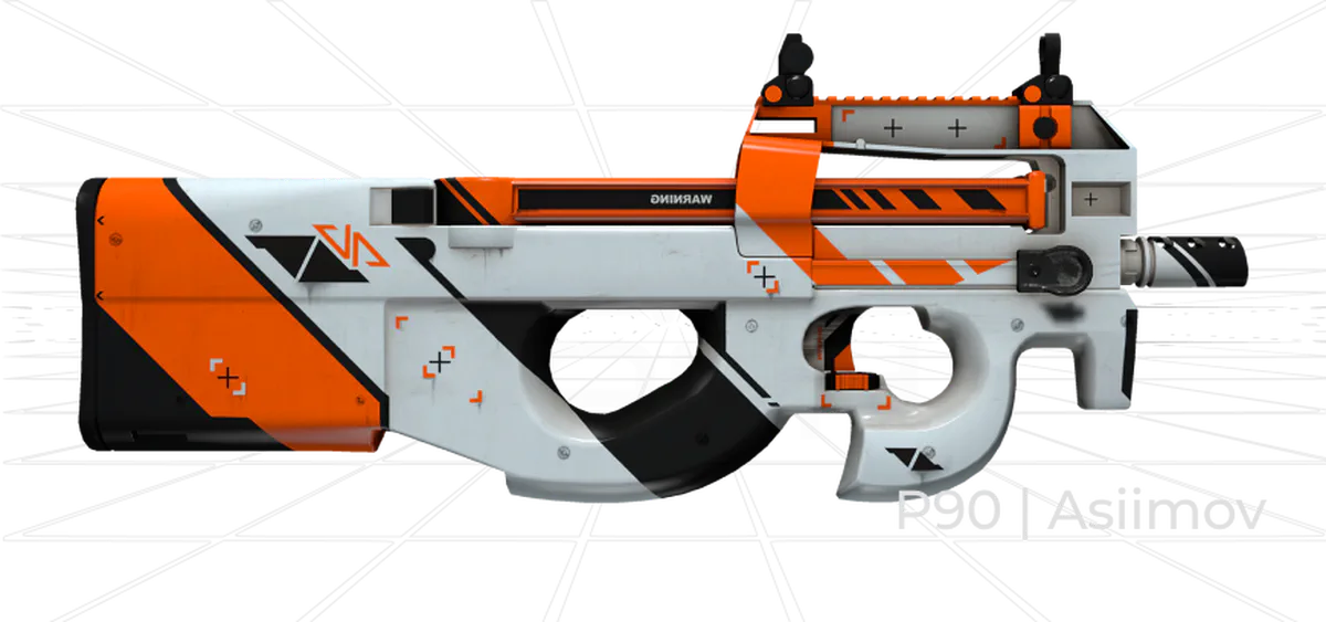 P90 Asiimov CS2 Skin
