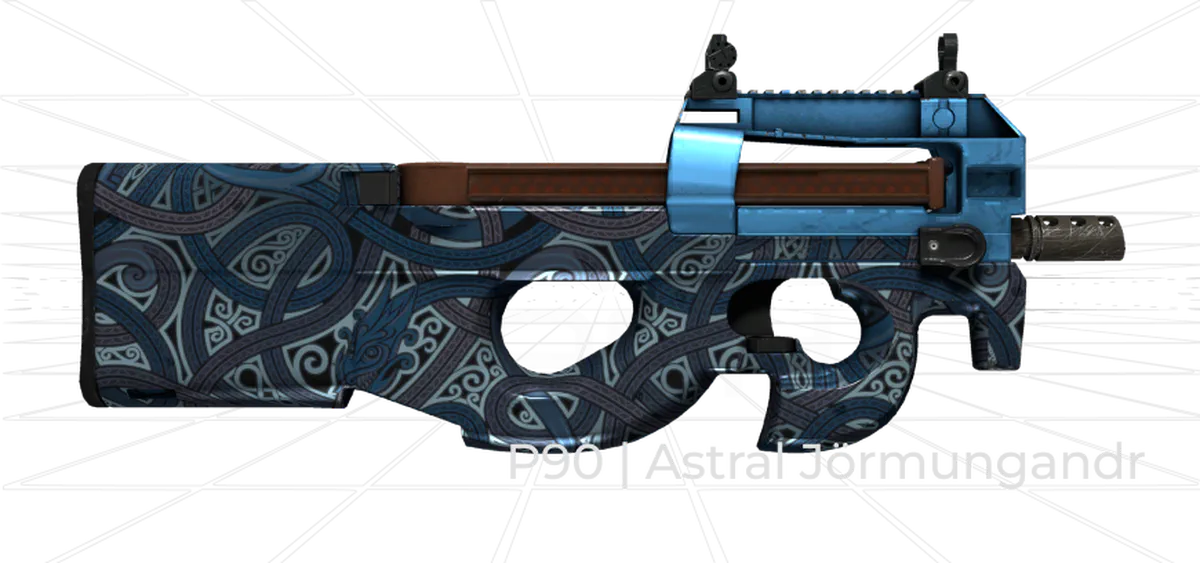 P90 Astral Jörmungandr Skin